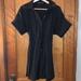 Zara Dresses | Black Button Up Zara Dress | Color: Black | Size: S