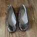 J. Crew Shoes | J. Crew Cheetah Patent Leather Ballet Flat Sz 10 | Color: Black/Brown | Size: 10