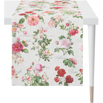 Tischläufer APELT "6527 SUMMERTIME, Sommerdeko, Sommer", rot, B:48cm L:140cm, Polyester, Baumwolle, Tischdecken, Digitaldruck Image