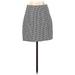 Shein Casual Mini Skirt Mini: Black Checkered/Gingham Bottoms - Women's Size Small
