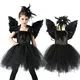 SAFQueen-Costume d'Halloween pour Bol Robe Tutu de Sorcière Tenues de Conte de Fées Cosplay