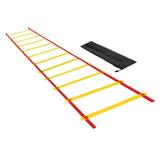 Uxcell Agility Ladder 12 Rung 6m/20ft Sports Speed Training Red Yellow