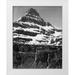 Adams Ansel 20x24 White Modern Wood Framed Museum Art Print Titled - Snow Covered Mountain Glacier National Park Montana - National Parks and Monuments 1941