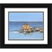 Miller Dianne 18x15 Black Ornate Wood Framed with Double Matting Museum Art Print Titled - Beach Scene II