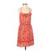 American Eagle Outfitters Casual Dress: Orange Paisley Dresses - Women's Size 2X-Small