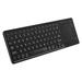 Suzicca Wireless Dual-mode Keyboard 2.4G/BT Wireless Connection Ergonomic Design with Touchpad Wide Compatibility