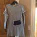 Kate Spade Dresses | Big Girls Size 14 Sweat Dress With Appliqu Detail Long Sleeve 100 Per Cotton | Color: Blue/Gray | Size: 14g