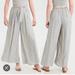 American Eagle Outfitters Pants & Jumpsuits | American Eagle Outfitters Wide Leg Striped Pants | Color: Cream | Size: M