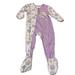 Disney Pajamas | Disney Baby Bambi 24 Months One Piece Footie Pajamas Purple Zip Bodysuit | Color: Purple | Size: 24mb
