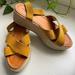 American Eagle Outfitters Shoes | American Eagle Platform Sandals - Size 10 | Color: Gold/Yellow | Size: 10