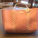 Kate Spade Bags | Kate Spade Pink And White Tote Bag 100% Woven Pvc. Great Pool Bag. New With Tag | Color: Pink | Size: Os