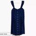 Madewell Dresses | Madewell Ruffle-Strap Button-Front Dress In Polka Dot Size 8 | Color: Blue/White | Size: 8