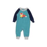 Carter's Long Sleeve Outfit: Blue Color Block Bottoms - Kids Boy's Size 6