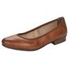 Ballerina RIEKER, Damen, Gr. 39, braun, Leder, elegant, Schuhe, Pumps, Business Schuh in schlichter Eleganz, Topseller