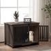 Tucker Murphy Pet™ Gully Wooden Foldable Pet Crate Wood in Brown | 24 H x 33.2 W x 20 D in | Wayfair 8606E0ECF89748F5BC7D87DA2A3A82D1