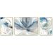 Everly Quinn 3 Piece Picture Frame Graphic Art Set on Canvas in Blue/Gray | 20 H x 28 W in | Wayfair 923CB3A6452A4B1BB22A8ECB6AA6E8BF