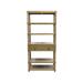 Bungalow Rose 60" H x 36" W Solid Wood Etagere Bookcase Wood in Brown/Gray | 60 H x 28 W x 14 D in | Wayfair 82CD944CA0E2439ABF5BC49E26E1766F