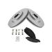 2003-2011 Mercury Grand Marquis Front Brake Pad and Rotor Kit - TRQ