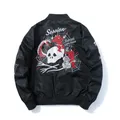 SAFBroderie Bomber Jacket for Men MA-1 Pilot cd breaker Japan Sukajan Baseball Coat Yokosuka