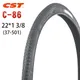 Cst-Pneus de vélo de 22 pouces 22x1 3/8 37-501 ultra-légers résistants à l'usure pour