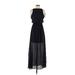 H&M Casual Dress: Blue Print Dresses - Women's Size 2