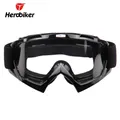 HEROBIKER-Lunettes de moto noires lunettes de ski lunettes de paintball Airsoft lunettes de