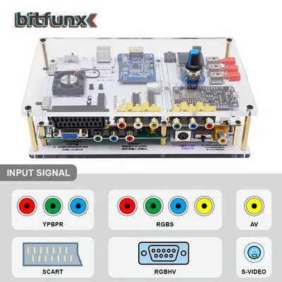 BitFunx-Console de jeu rétro contrôle GBS GBSC RGBs SV péritel Ypbpr CVBS vers VGA HDMI