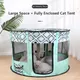 Parc portable pour animaux de compagnie tente pliante lit pour chien maison pour chiens et chats