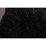 "Decorative" Shaggy Pillow with Lurex (18-in x 18-in)