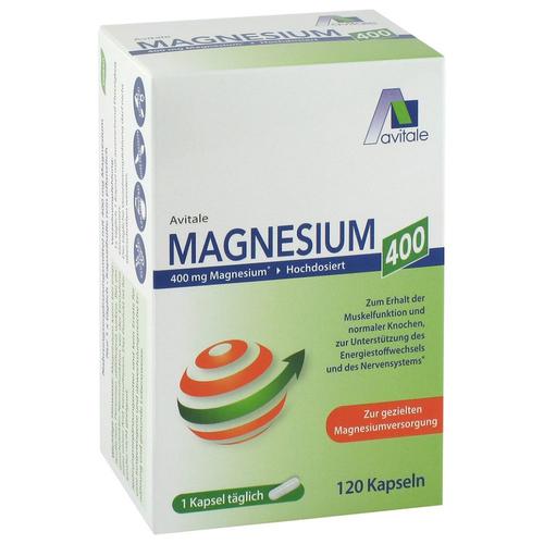 Magnesium 400 mg Kapseln 120 St