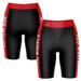 Women's Black/Brown Arkansas State Red Wolves Striped Design Bike Shorts