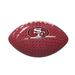 San Francisco 49ers Rubber Glossy Mini Football