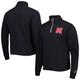 Men's League Collegiate Wear Black Nebraska Huskers Stack Essential Lightweight Fleece Quarter-Zip Sweatshirt