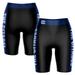 Women's Black/Navy Citadel Bulldogs Plus Size Striped Design Bike Shorts