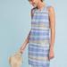Anthropologie Dresses | Akemi + Kin Anthropologie Blue Striped Tweed Shift Dress Pockets | Color: Blue | Size: 16