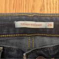 Levi's Jeans | Levi’s 721 High Rise Skiiny Jeans 26 Petite | Color: Blue | Size: 26p