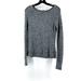 American Eagle Outfitters Sweaters | American Eagle Outfitters Women's Black Gray Knit Sweater Back 1/4 Zip Size Xs | Color: Gray | Size: Xs