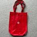 Lululemon Athletica Bags | Lululemon Reusable Shopping Tote Bag Small 12" X 9" Red White New Retail Bag | Color: Red/White | Size: Os