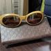 Gucci Accessories | 100% Authentic Vintage Gucci Chic Cat Eye Sunglasses | Color: Tan | Size: Os