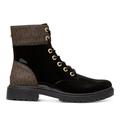 Michael Kors Shoes | Mk Alistair Lace -Up Lug Sole Combat Boots. | Color: Black/Brown | Size: 7