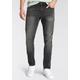 Slim-fit-Jeans AJC Gr. 29, Länge 30, grau (dunkel grau) Herren Jeans Slim Fit