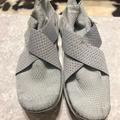 Nike Shoes | Nike Free Run Motion Flyknit No Laces | Color: Gray | Size: 7.5