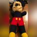 Disney Toys | 2 Vintage (Antique) Mickey Mouse Plush From Walt Disney | Color: Black/Red | Size: One Med One Smaller