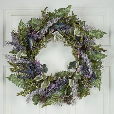 Floral Jubilee Wreath Purple , Purple