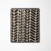 ULLI HOME Freda Weave Pattern 100% Cotton Blanket Throw Cotton in Gray | 37 H x 52 W in | Wayfair Freda_Woven_Black_Beige_52x37