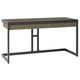 Trent Austin Design® Gorlest Solid Acacia Wood Modern Industrial Desk Wood/Metal in Gray/Black | 31 H x 60 W x 24 D in | Wayfair