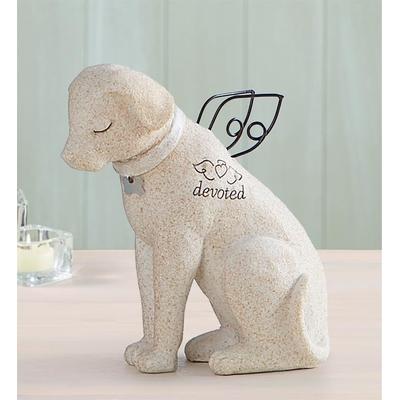 1-800-Flowers Everyday Gift Delivery Remembrance Angel Dog Figurine