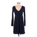 Old Navy Casual Dress - Sweater Dress: Blue Dresses - Women's Size X-Small