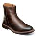 Florsheim Norwalk Side Zip Boot - Mens 9.5 Brown Boot Medium