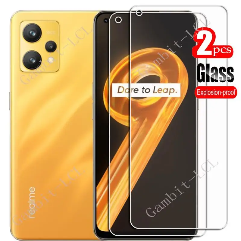 Pour Realme 9 4G verre trempé protection sur Realme9 RMX3521 6.4 pouces protecteur d'écran SmartPhone Film de couverture